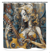 Improvisation Is A Skill In Music Shower Curtain - Beyond T-shirts